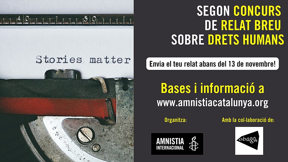 AIC llança la 2a edició del Concurs de Relat Breu sobre Drets Humans