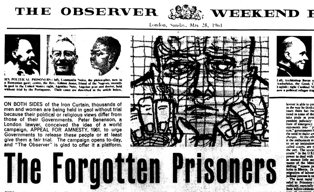 Extracto de l'article de Peter Benenson en el diari The Observer